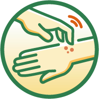 Itchiness Illustration of Itchy Skin